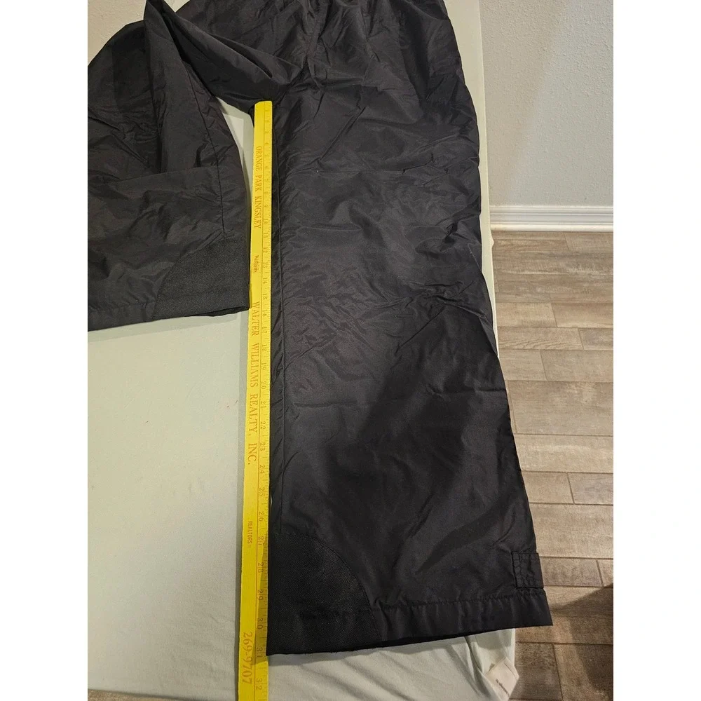 Columbia XL Black Nylon Snow Pants Insulated Winter Sport